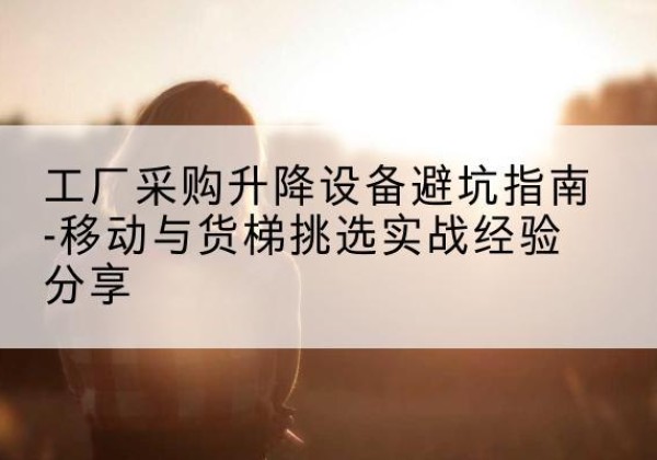 兰西移动式升降机怎么选-工厂采购升降设备避坑指南-移动与货梯挑选实战经验分享