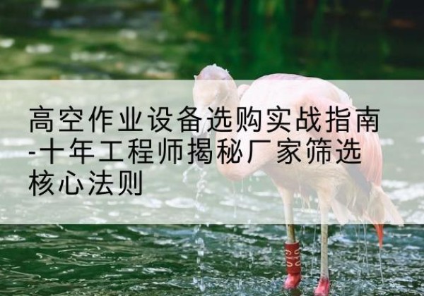 兰西剪叉式升降机厂家-高空作业设备选购实战指南-十年工程师揭秘厂家筛选核心法则